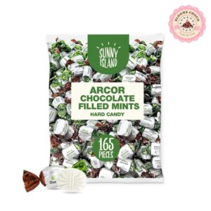 Arcor Chocolate-Filled Mints Premium Hard Candy, 2-Pound Bag